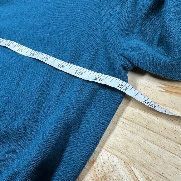 Jeff Men's Emerald Blue Long Sleeve Sweater Size Large New With Tags Condition - Picture 8 of 9